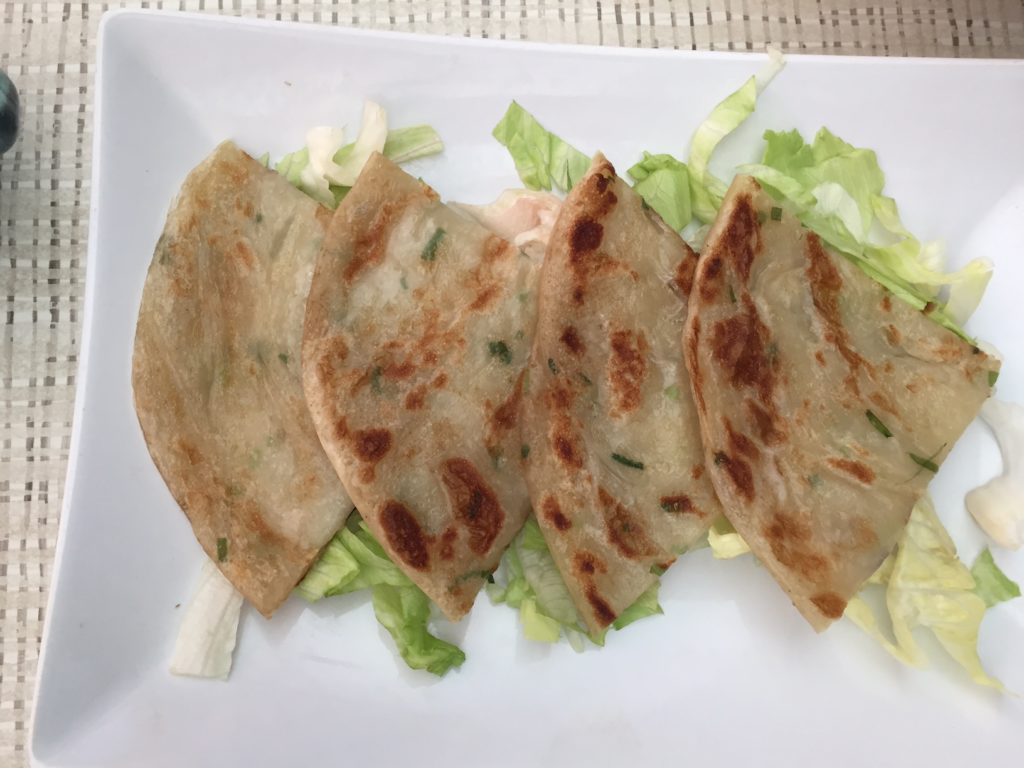 scallion pancakes