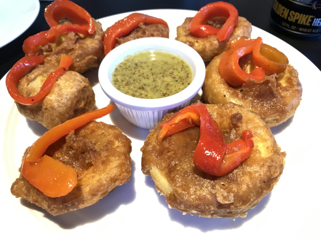 beer-battered artichokes