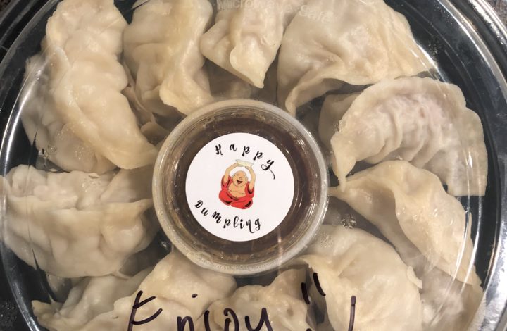 pork dumplings from Happy Dumplings