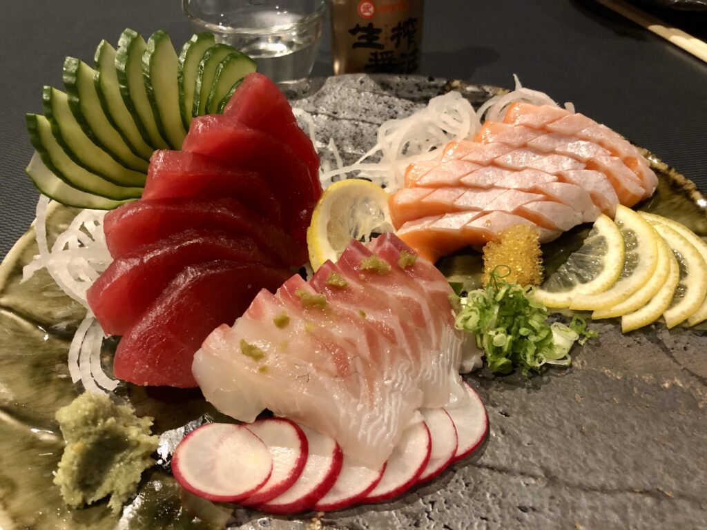 Feast with a purpose: sashimi at Tsunami